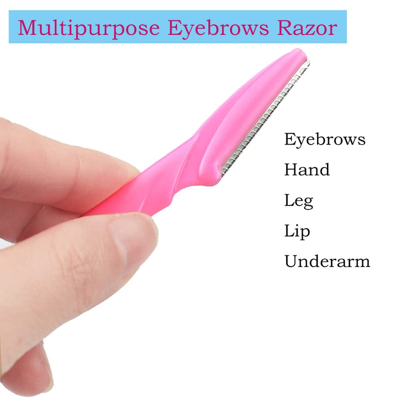 9 Pcs Eyebrow Razors Multipurpose Fine Hair Remover Precisely Eyebrow Trimmer Portable Facial Hair Sharp Removers - BeesActive Australia