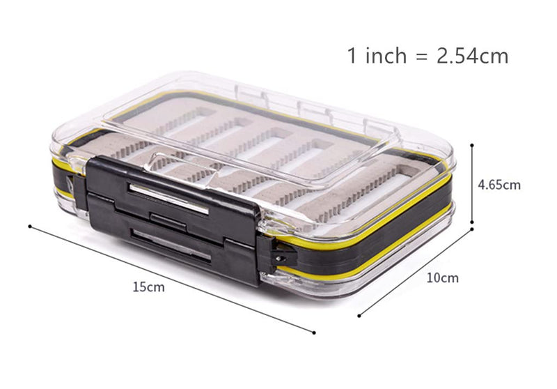 Toasis Two Sided Plastic Box Waterproof Fishing Fly Box for Dry Flies - BeesActive Australia