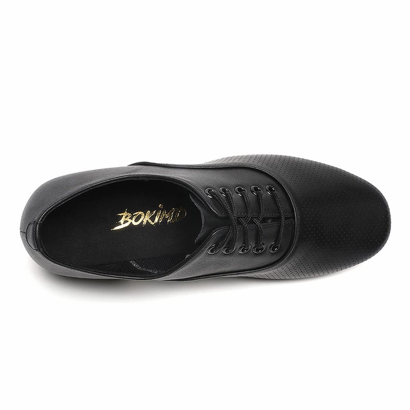 Bokimd Mans Breathable Ballroom Damce Shoes Latin Tango Morden Character Shoes 7 Black - BeesActive Australia