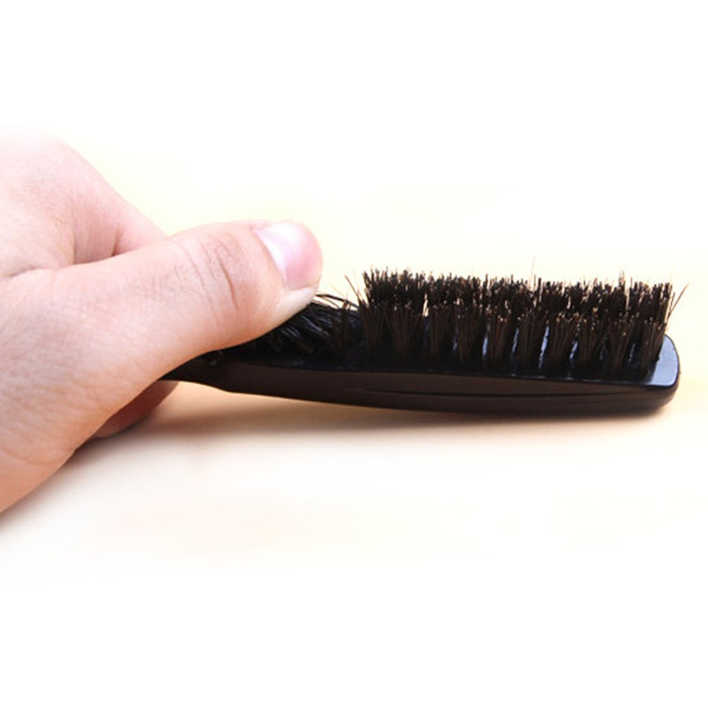 FRCOLOR Boar Bristle Brush Salon Comb Hair Teasing Brush for Hair Salon 1PCS (Random Color) - BeesActive Australia