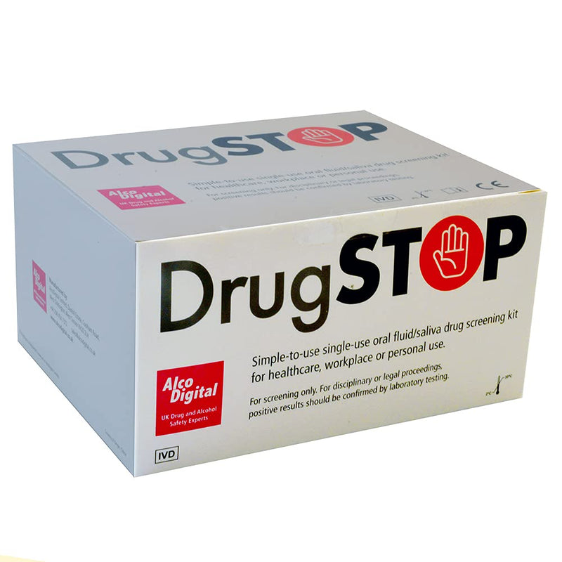 Saliva Drug Test Kit - Oral Fluid Testing - 9 Drugs - Instant Results for Cocaine, Cannabis (THC), Heroin (Opiates), Amphetamine, Methamphetamine, Benzodiazepine, Ketamine, Methadone & Ecstacy (MDMA)| - BeesActive Australia