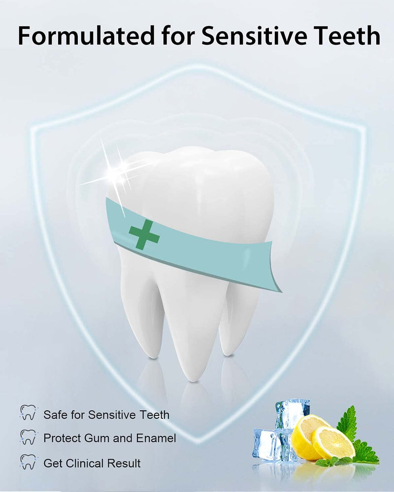 MySmile Teeth Whitening Strips, 28 White Strips Teeth Whitening Kit, Non-Sensitive 14 Sets Teeth Whitener for Tooth Whitening, Helps to Remove Smoking Coffee Soda Wine Stain, Up to 10 Shades Whiter - BeesActive Australia