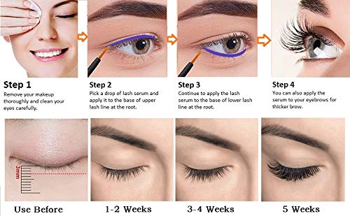 JUYOU Eyelash Nourishing Essence, Eyelash Enhancer, Eyelash Enhancing Liquid, Eyelash Booster (1Pack 5ML), Nourish Easily, Get Extremely Beautiful Real Eyelashes 1Pack 5ML - BeesActive Australia