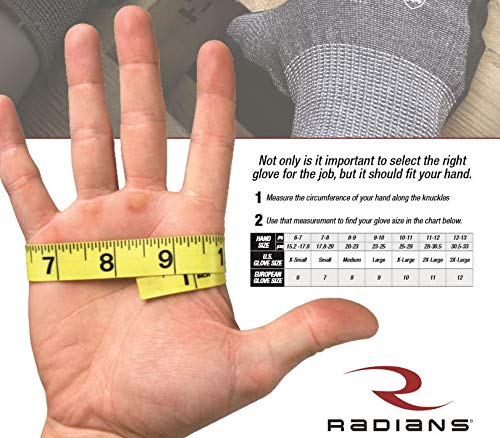 [AUSTRALIA] - Radians RWG530 Axis Cut Protection Level A2 Work Glove Large 