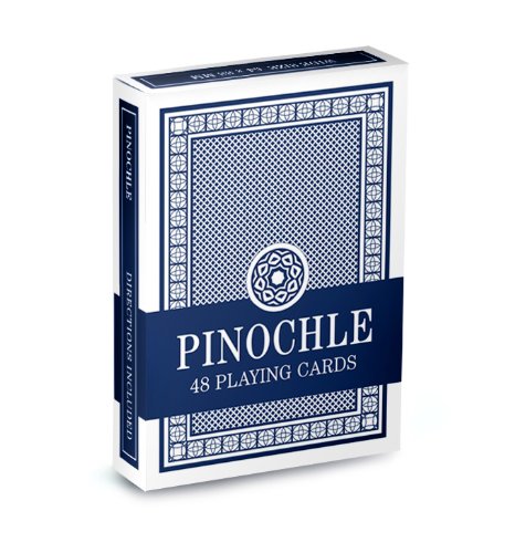 Single Blue Deck Pinochle Playing Cards by Brybelly - BeesActive Australia