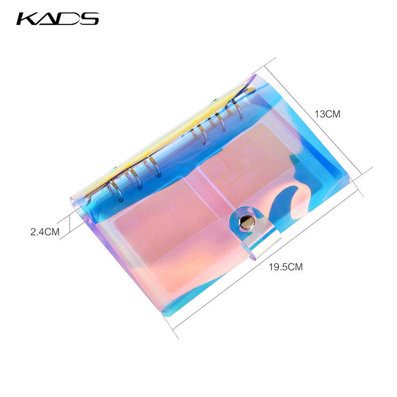 KADS Nail Stamp Plate Stamping Plates Cases Stamp Nail Stencil Holographic Nail Plates Holder Case Stamping Templates Organizer Collection Manicure Template (Case with 16 Square Slots) Case with 16 Square Slots - BeesActive Australia