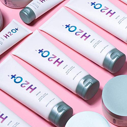 Exfoliating Body Scrub with Hyaluronic Acid, White Clay, 8.5 Oz | H2O+ Body Care | Luxury Clean Beauty | Detox Collection - BeesActive Australia