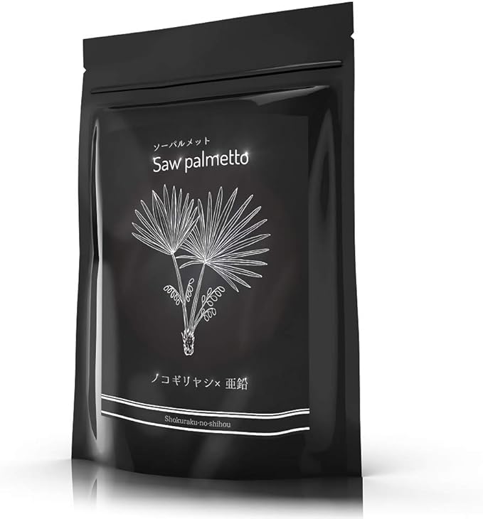 Treasure of food comfort Saw palmetto Saw palmetto plus zinc For hair Simple formula with plenty of capacity Supplement 30 tablets Made in Japan - BeesActive Australia