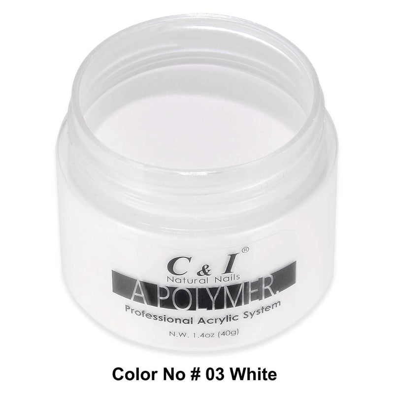 C&I A Polymer, Acrylic Powder, Color # 4 White Plus - BeesActive Australia