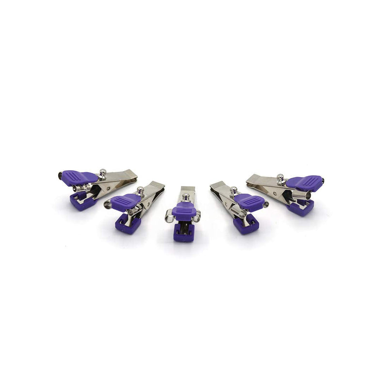Veterinary EKG/ECG Alligator Electrode Clip Reusable Universal Connection Snap,Set of 5 - BeesActive Australia