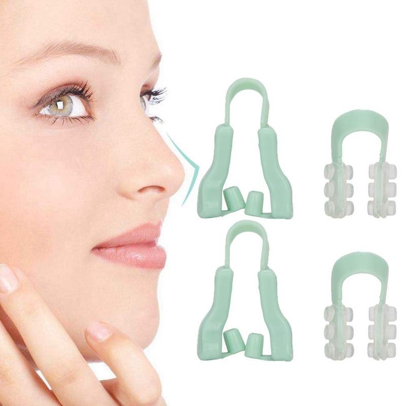 Nose Shaper Clip Nose Up Lifting Pain-Free Nose Bridge Straightener Corrector, Soft Safety Silicone Nose Slimming Device for women men - BeesActive Australia
