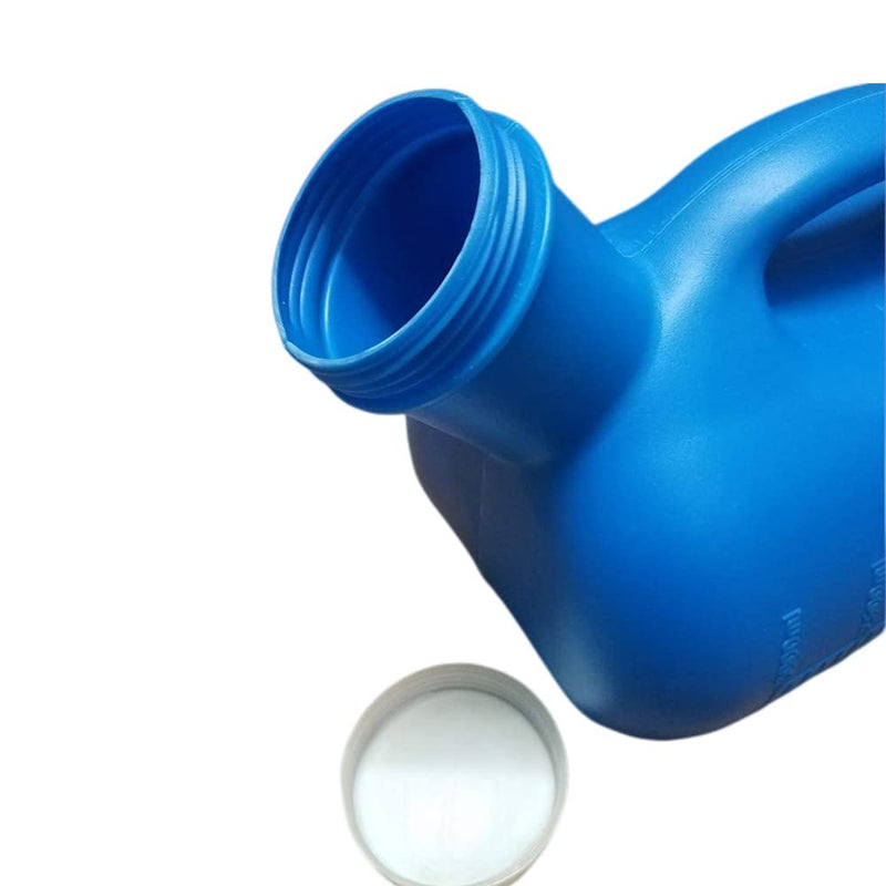 YUMSUM 3000ML Large Male Urinal Portable Mens Potty Pee Bottle Collector Travel Toilet (Blue) Blue - BeesActive Australia