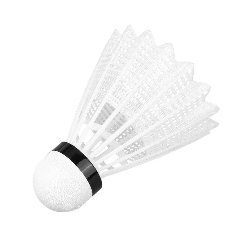 Badminton Shuttlecocks,Badminton Shuttlecocks 6Pcs White PVC Badminton Training Ball with Great Stability and High flexibility, Indoor Outdoor Sports Badminton Birdies Balls Shuttlecocks Feather badm - BeesActive Australia