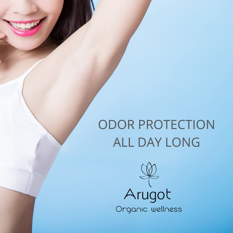 ARUGOT Organic (USDA Certified) Patchouli Deodorant, Made in Israel | All Natural, No Stain, Aluminum Free, Cruelty Free, Vegan Friendly 1.7 Fl Oz - BeesActive Australia