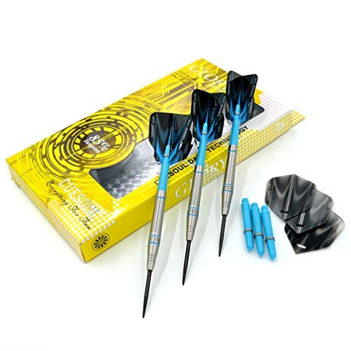 [AUSTRALIA] - CUESOUL Tungsten Steel Tip Dart Set 85% Tungsten 22/24/26 Grams-Glory Series 22g-N2207 