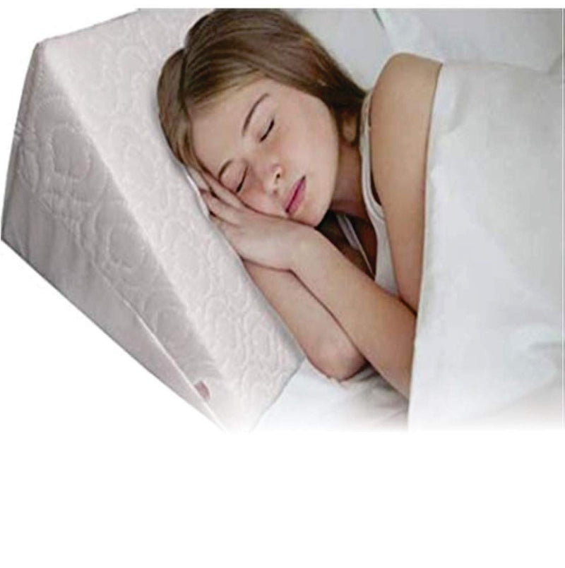 Wedge Pillow Support Cushion - Perfect for Bed and Couch | Reduce Back Pain, Snoring, Acid Reflux & Respiratory - Ideal Foam for Sleeping, Reading - Breathable Washable Cover (Adult Wedge Pillow) 1 Count (Pack of 1) - BeesActive Australia