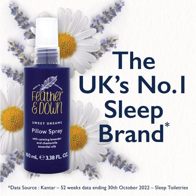 Feather & Down Self Heating Slumber (50ml Pillow Spray & 3 x Self Heating Eye Masks) - The Perfect Pairing to Relieve Tension & allow you to Drift into a Deep, Relaxing Slumber. Clear - BeesActive Australia