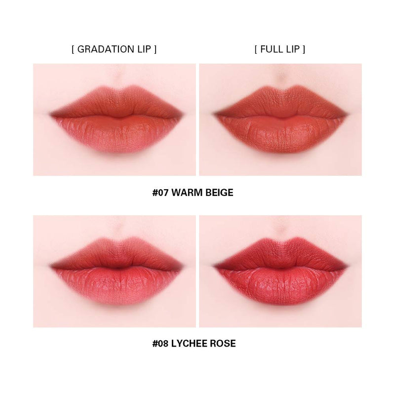 heme Lip Cream Mousse - 12 Vintage Rouge 0.15 oz-Light and non-sticky texture,create the soft gradient lip makeup - BeesActive Australia