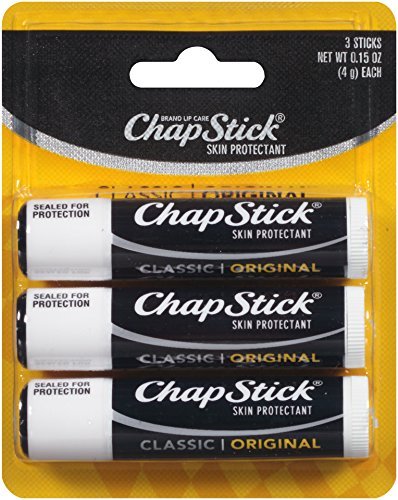 2 Pack of 3 ChapStick Classic Original Flavor 0.15 Ounce Lip Balm Tube - BeesActive Australia