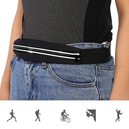 Bnineteenteam Waterproof Running Pocket for Hiking, Fitness, Jogging, Etc. Black - BeesActive Australia