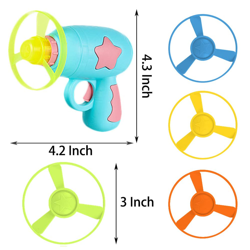 15 Pieces Cat Fetch Toy with Colorful Flying Propellers Set, Cat Playing Tracking Interactive Toys for Kitten Chasing Training Hunting - BeesActive Australia