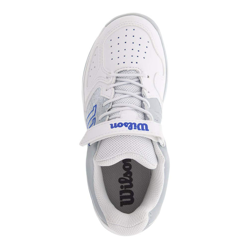 Wilson KAOS Junior Tennis shoes 13 Big Kid White/Pearl Blue/Dazzling Blue - BeesActive Australia