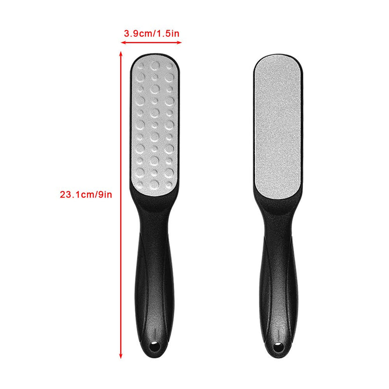 Novsix Dual Sided Foot File Professional Pedicure Rasp Foot File Callus for Dead Skin, Callus, Black - BeesActive Australia