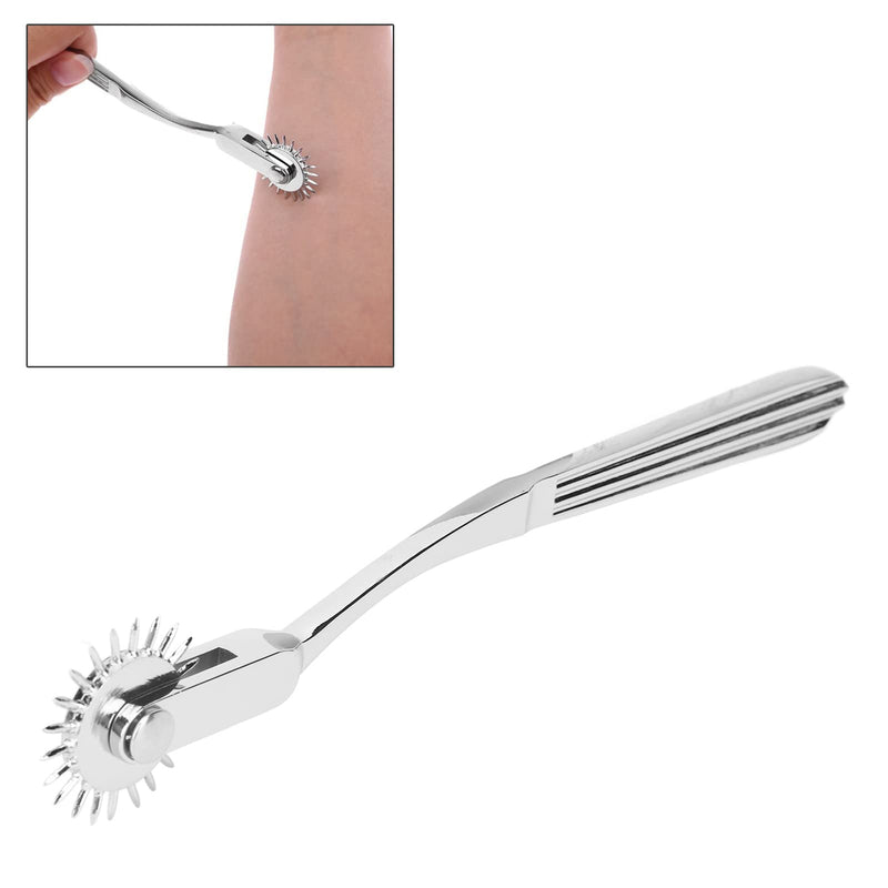 Neuro Pinwheel, Portable Medical Ergonomic 22 Metal Spikes Wartenberg Pinwheel Zine Alloy for Testing Nerve Sensitivity - BeesActive Australia