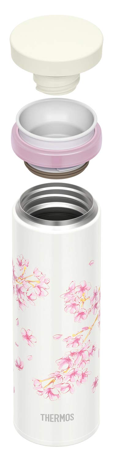 Thermos JNY-502 HNZ Water Bottle, Made in Japan, Vacuum Insulated Travel Mug, 16.9 fl oz (500 ml), Hanazakura 0.5L - BeesActive Australia