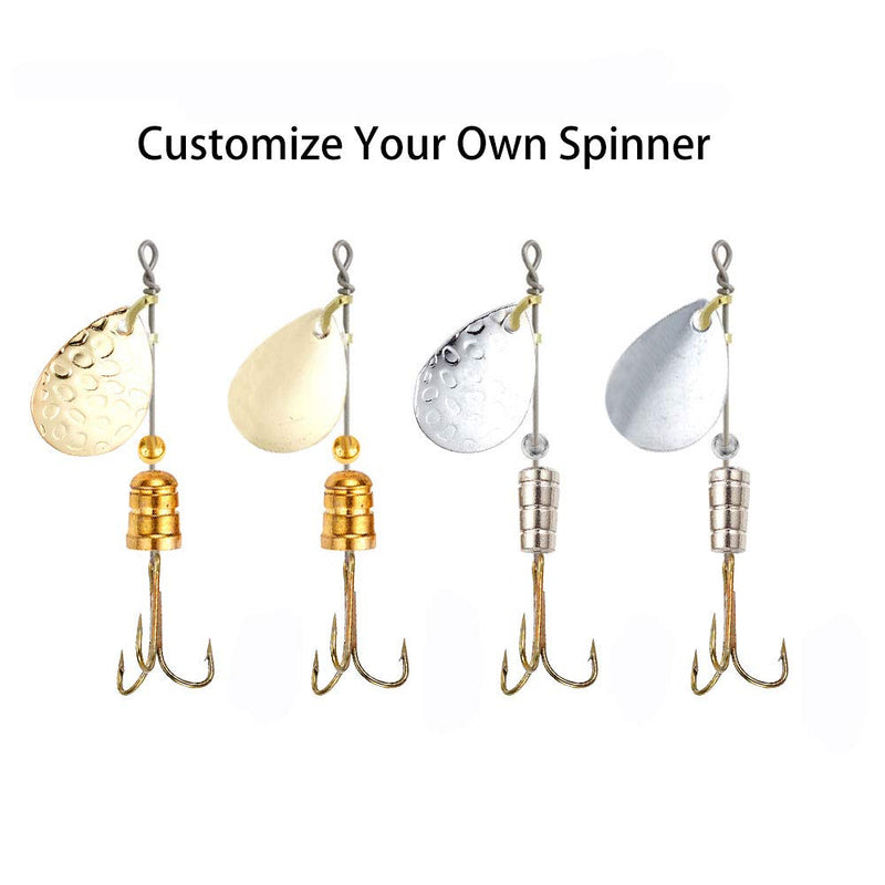 [AUSTRALIA] - Dr.Fish Fishing Spinner Shaft Stainless Steel Looped Wire Spinner Parts Component Spinner Making Tokyo Rig DIY Spinner Bait Inline Rigs Saltwater Freshwater Bass Trout Walleye Salmon Dia. 0.023"/30pcs 6.3inch 