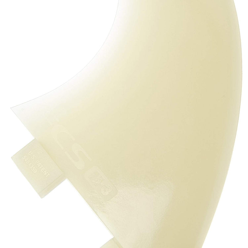 FCS M5 Natural Glass Flex Set of Tri Fin Medium Medium - BeesActive Australia
