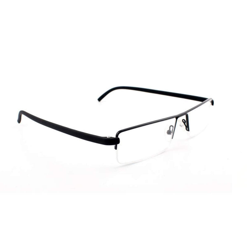 KoKoBin Lightweight TR90 Material Frame Reading Glasses for Mens Womens Half Rim with Case Portable Readers Black 1.5 Dioptres - BeesActive Australia