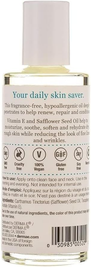 Derma-E Vitamin E Skin Oil 14000 IU For Unisex 2 oz Oil - BeesActive Australia