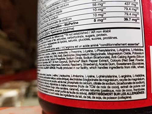 MUTANT GEAAR | 9.4g of EAA Powder + Arginine, 7g BCAAs, 4g Leucine, Electrolytes, Coconut Water, No Artificial Colours or Flavours | 30 Servings | Tropical Fruit Punch | 378g 378 g (Pack of 1) - BeesActive Australia