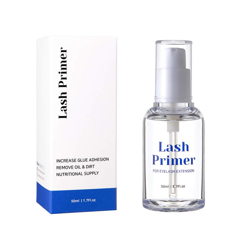 Lash Primer for Eyelash Extension 1.7 FL/oz (50ml) / Pre-Treatment for Semi Permanent Eyelash / Easily Removes Proteins and Oils / Oil Free / Longer Extension Retention (1.7 FL/oz (50ml)) 1.7 FL/oz (50ml) - BeesActive Australia