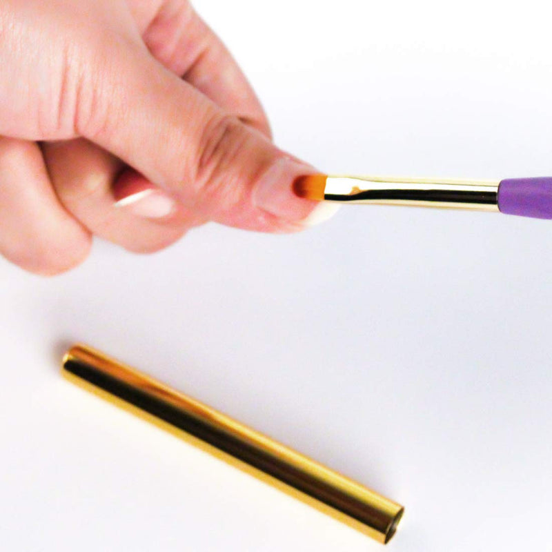 SILPECWEE 1Pc Nail Art Brush Set Gradient Handle UV Gel Builder Nail Drawing Pen Make Up Acrylic Nail Design Manicure DIY Tool NO1 - BeesActive Australia