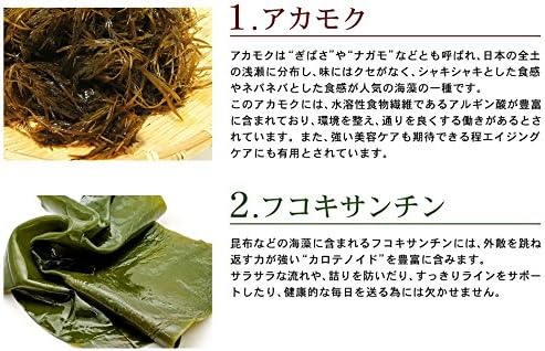 Seedcoms EPA DHA Akamoku Fukousanthin Fukoidan Supplement, Approx. 3 Month Supplies, 90 Capsules - BeesActive Australia