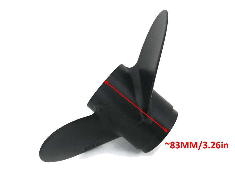 Boat Motor Aluminium Propeller 3R1B64516-1 369B64516 812950 for Tohatsu Nissan Mercury Mercruiser Quicksilver Outboard NS M F 4HP 5HP 3 x 7.8" x 8" 2 or 4 stroke Engine - BeesActive Australia