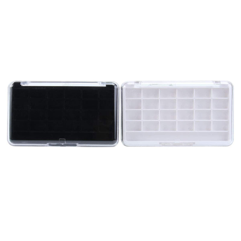 Lurrose 2PCS Empty Makeup Palette with 24 Grids for Lipstick Lip Balm Eyeshadow Blusher - BeesActive Australia