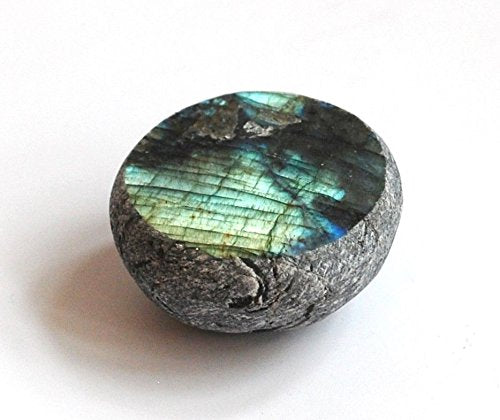 Reiki Healing Energy Charged Labradorite Crystal Dragon Egg (Beautifully Gift Wrapped) - BeesActive Australia