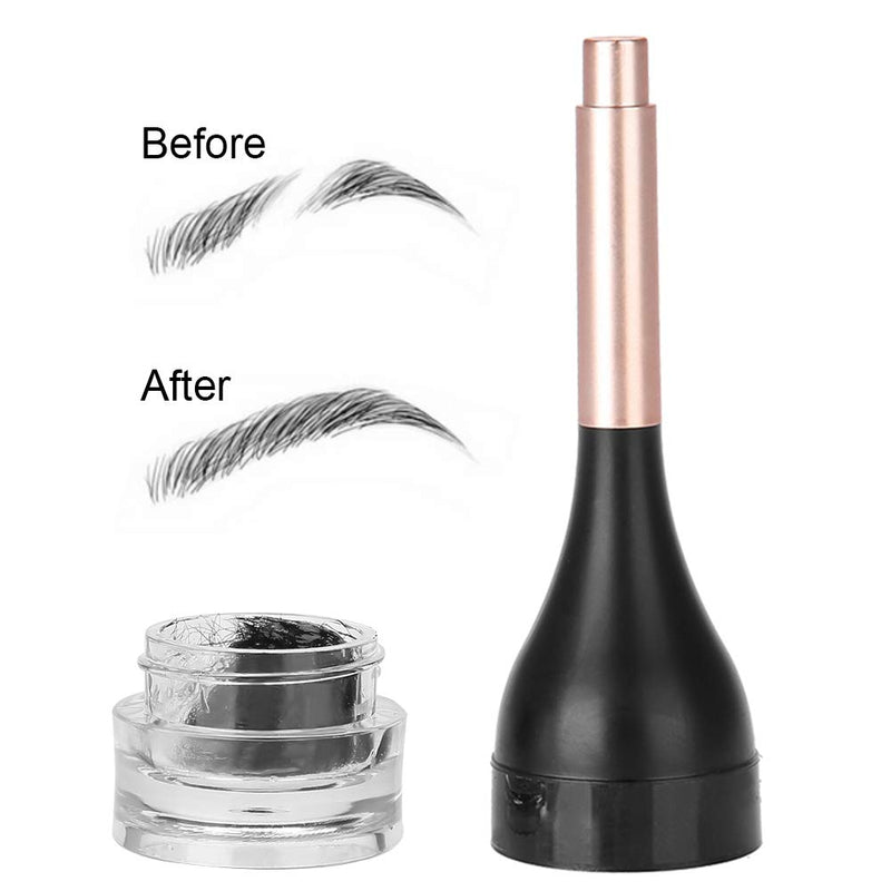 Brow Building Fiber Gel, 3D Waterproof Precise Fibre Filler Eyebrow Hair Increase Cream Makeup Tool Eyebrow Extension Gel(01) 01 - BeesActive Australia