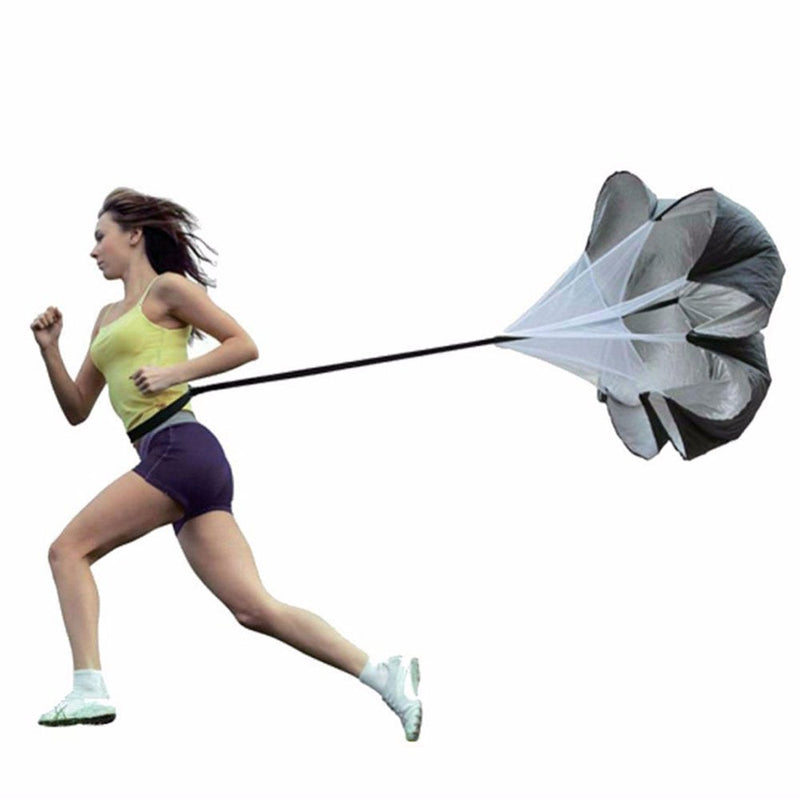 EastyGold Running Speed Chute Resistance Parachute 56 inch Powerchute Umbrella Training Sprint Power Soccer Trainer for Runner, Football, Soccer Drilling - BeesActive Australia