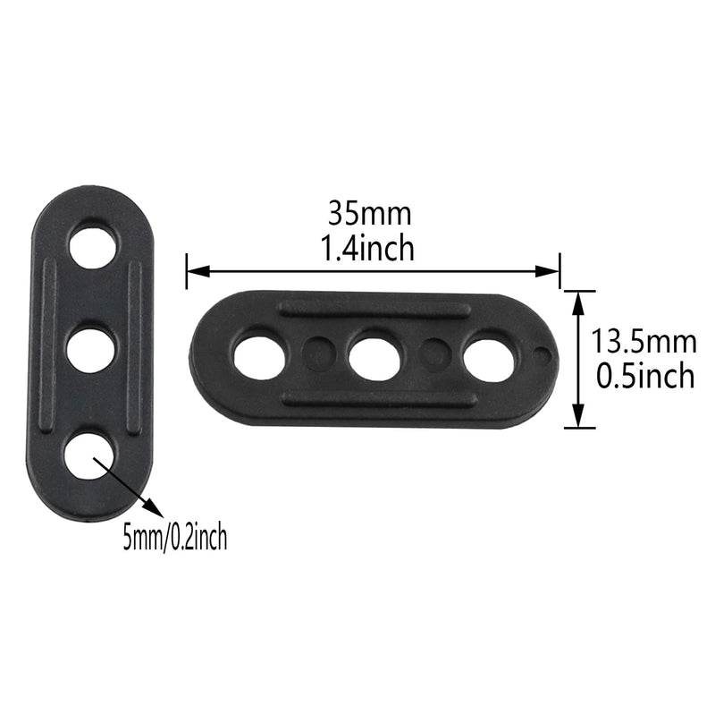 ZZLZX 30PCS Tent Wind Rope Buckle Fastener Plastic Cord Tensioners Rope Adjuster for Outdoor Activities Camping Hiking Picnic - BeesActive Australia