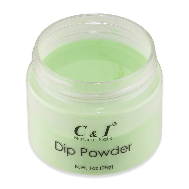 C & I Dip Powder, Color No # 75 Green Apple, Nail Gel Effect Powder, Blue Color System, 1 oz 28 g - BeesActive Australia