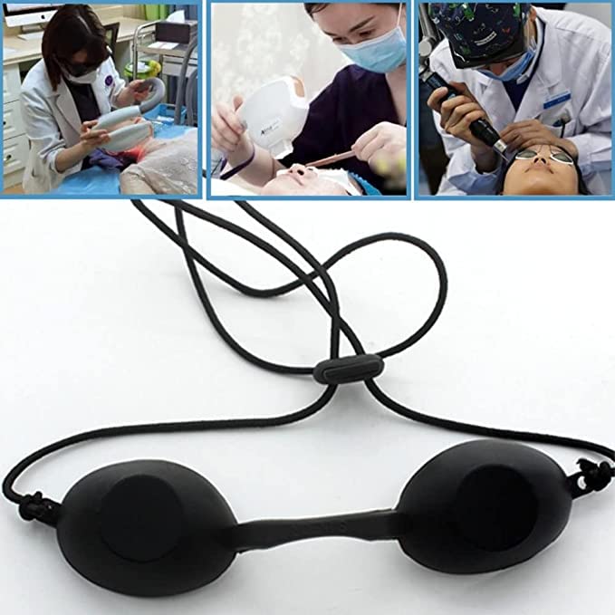 KARELLS Sunbed Goggles, Sunbed Eye Protection, Tanning Goggles for Sunbeds, Tanning Goggles, Silicone Sunbed Goggles, Solarium Glasses, Safety Tanning Goggles, for IPL UV Infrared Rays Therapy Black 4 Pcs - BeesActive Australia