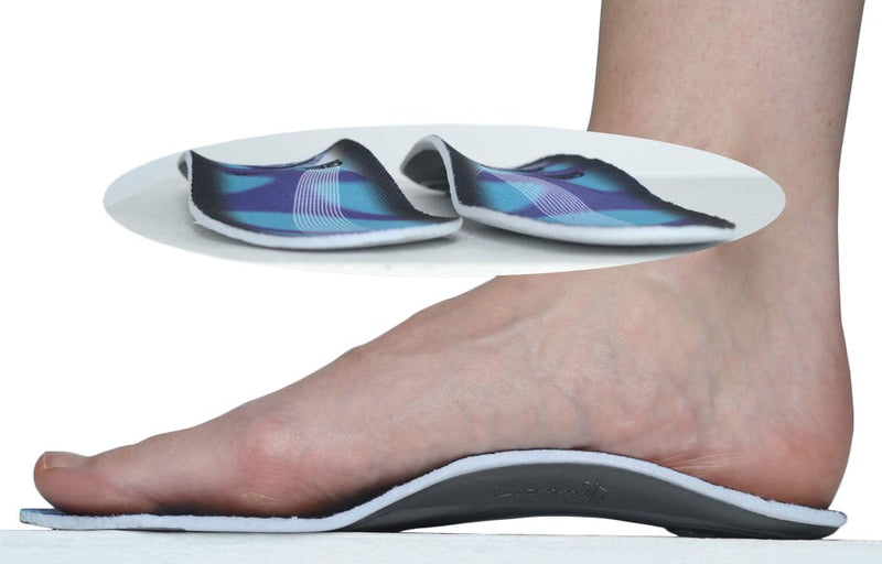 Foot Soothers Premium Orthotic Gel High Arch Support Insoles, Gel Heel Pad, 3D Arch Support Plantar Fasciitis Supports UK Mens 3 - 7 - BeesActive Australia