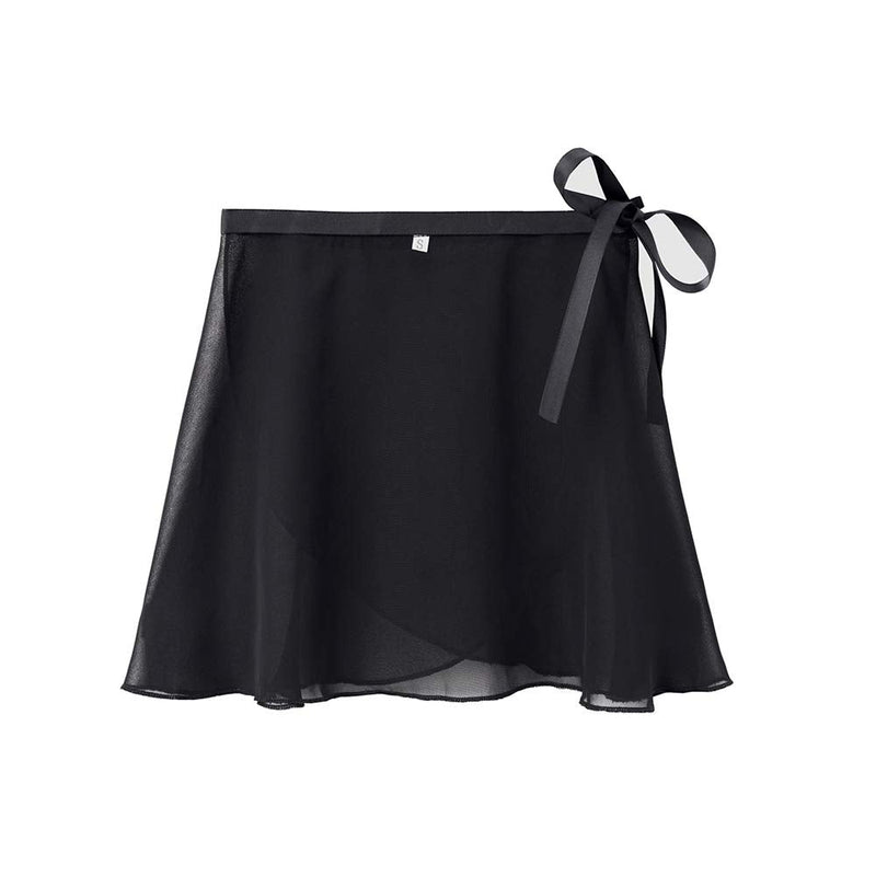Stelle Ballet/Dance Chiffon Wrap Skirt for Toddler/Girls/Women 4-6 Years Black (Adjustable Tie) - BeesActive Australia