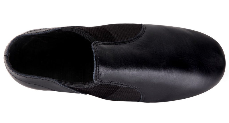 [AUSTRALIA] - Linodes (Tent Leather Upper Jazz Shoe Slip-on for Women and Men's Dance Shoes 8 Women/7.5 Men Black 