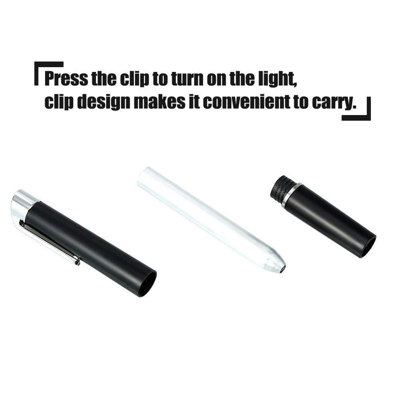 Ear Care Penlight, 2 pcs Diagnostic Penlight Otoscope Ear Care Magnifying Lens Clinical Flashlight LED Light Pen - BeesActive Australia