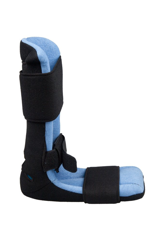 Ultra Light Adjustable Night Splint Dorsal with Soft Washable Towelling and Foot Wedge (6-8) 6-8 - BeesActive Australia